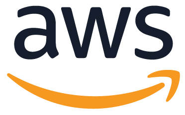 AWS logo with Amazon smile.