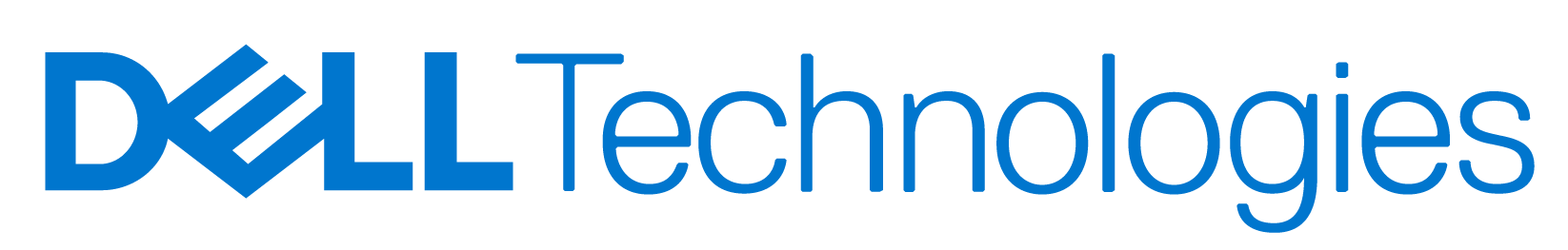Stylized blue DELL Technologies logo.