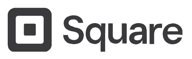 Dark grey Square logo with a square symbol and the company name 'Square'.