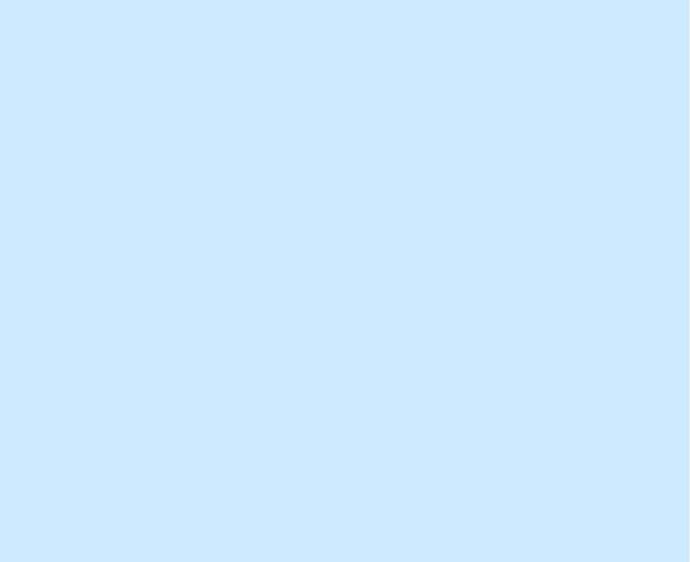 A plain, solid light blue background, devoid of any objects or patterns.
